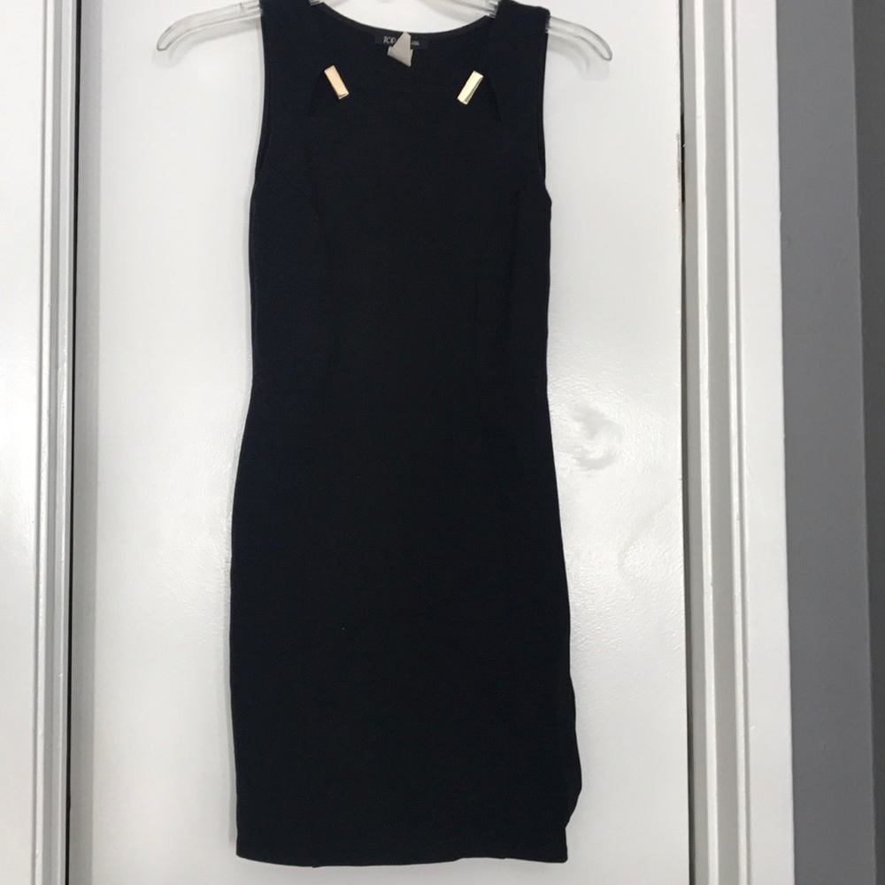 Black mini dress
